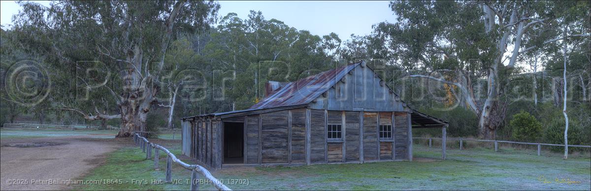 Peter Bellingham Photography Fry's Hut - VIC T (PBH4 00 13702)
